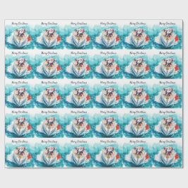 Santa Sailing – Tropical Christmas by the Sea ラッピングペーパー