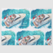 Santa Sailing – Tropical Christmas by the Sea 薄葉紙 (正面)