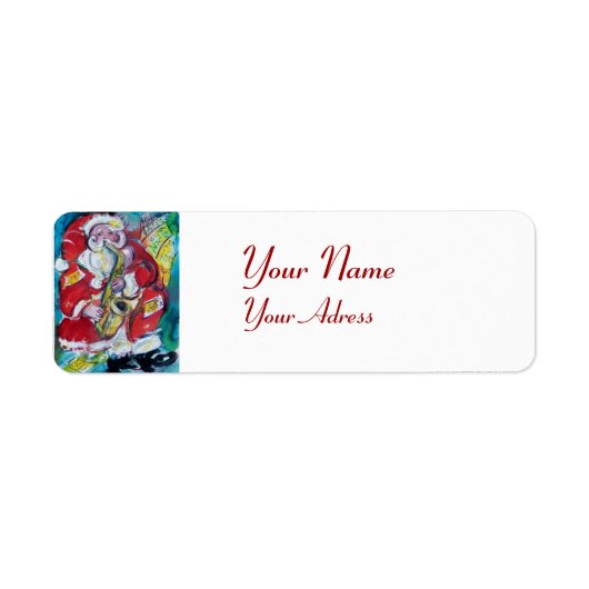 SANTA & SAX、クリスマスジャズパーティーホワイト ラベル (正面)