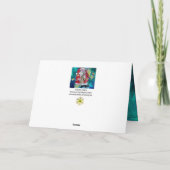 SANTA & SAX、クリスマスパーティー シーズンカード (裏面)