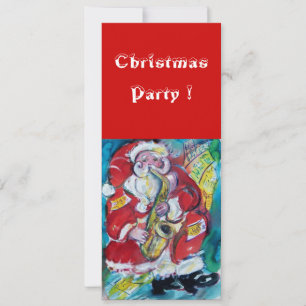 SANTA & SAX, クリスマスパーティー 招待状
