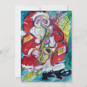 SANTA & SAX, クリスマスパーティー 招待状