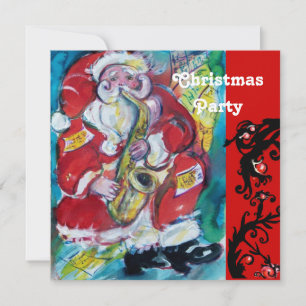 SANTA & SAX, クリスマスパーティー 招待状