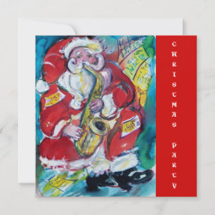 SANTA & SAX, クリスマスパーティー 招待状
