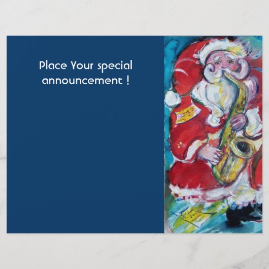 SANTA & SAX チラシ (裏面)