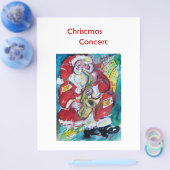 SANTA & SAX チラシ (シングル)