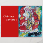 SANTA & SAX チラシ (正面)