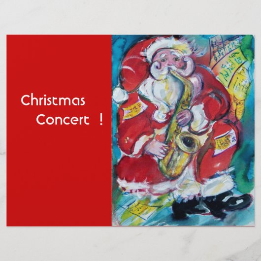SANTA & SAX チラシ (正面)