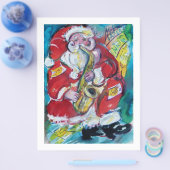 SANTA & SAX チラシ (シングル)