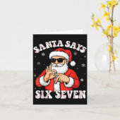 Santa Says 6 7 Six Seven Meme Baseball Number 67 G カード (黄色い花)