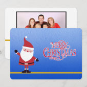 Santa says Merry Christmas - Personalize photo (正面/裏面)