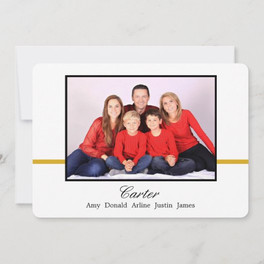 Santa says Merry Christmas - Personalize photo (裏面)