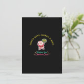 SANTA SAYS: MERRY X-MAS カード (スタンド正面)