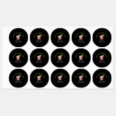 SANTA SAYS: MERRY X-MAS ラベル (シート)