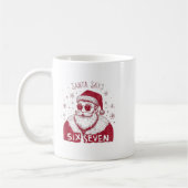 Santa Says Six Seven Christmas 67 Meme Xmas Boys G コーヒーマグカップ (左)