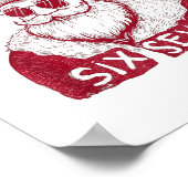 Santa Says Six Seven Christmas 67 Meme Xmas Boys G ポスター (角)