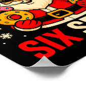 Santa Says Six Seven Funny 67 Meme Christmas Boys ポスター (角)