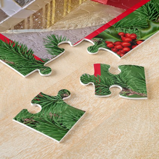 Santa Schnauzer Jigsaw Puzzle ジグソーパズル (側面)