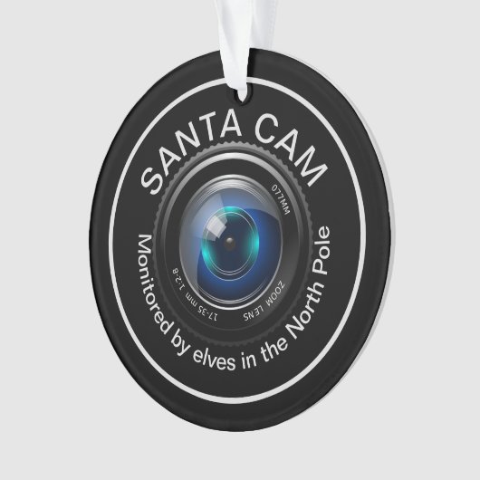 Santa Security Cam (小人) オーナメント (正面)