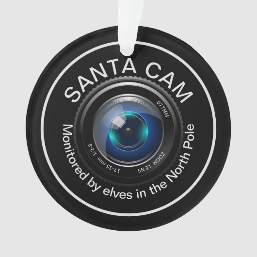 Santa Security Cam (小人) オーナメント (正面)