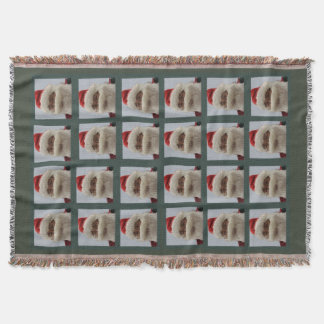Santa Sherpa Throw Blanket スローブランケット