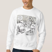 Santa Shock white sweatshirt スウェットシャツ (正面)