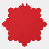 Santa Skeleton with Cat Holiday Snark オーナメントカード (裏面)