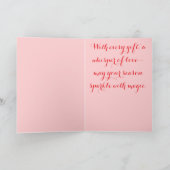 Santa Sleigh & Presents – Classic Holiday Greeting カード (内部)