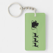 Santa sleigh reindeer キーホルダー (正面)