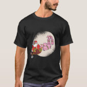 Santa Sleigh With Flying Pigs And Tシャツ (正面)