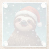 Santa Sloth, Glass Coaster ガラスコースター (裏面)