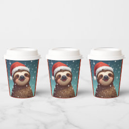Santa Sloth, Paper Cups 紙コップ