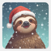 Santa Sloth, Stickers スクエアシール (正面)