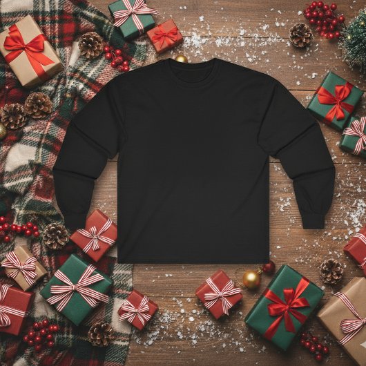 Santa snack squad long sleeve tシャツ