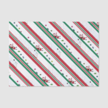 Santa & Snowman Christmas Stripes