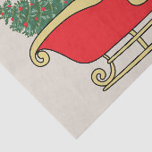 Santa snowman distributing gifts 薄葉紙 (詳細)