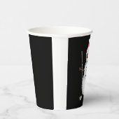 Santa Snowman Golf Ball Christmas Golfer Gift  紙コップ (右)