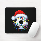 Santa Soccer Ball Christmas Soccer  マウスパッド (マウス)