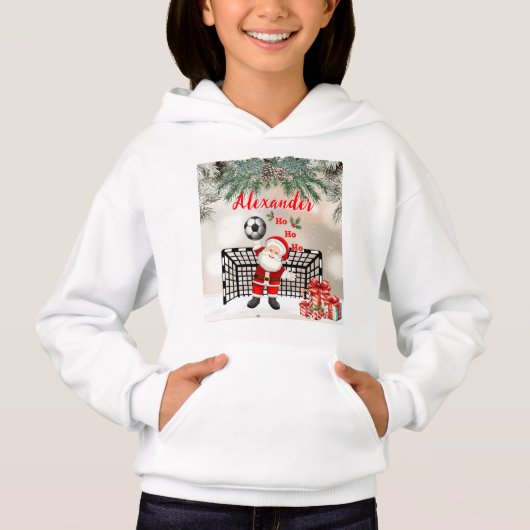 Santa Soccer Christmas Soccer Personalized (正面)