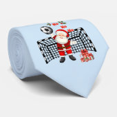 Santa Soccer Christmas Soccer Personalized ネクタイ (ロール)