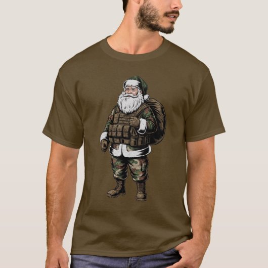 Santa Soldier Tシャツ (正面)