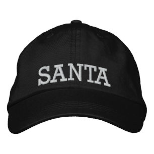 SANTA ... ; ) SRFによるキャップ 刺繍入りキャップ