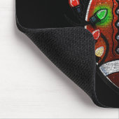 Santa Srts Design For Men Boys Football Player Chr マウスパッド (コーナー)