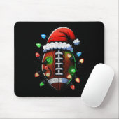 Santa Srts Design For Men Boys Football Player Chr マウスパッド (マウス)