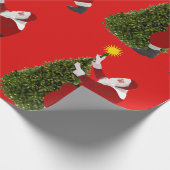Santa Star’s The Tree Red Wrapping Paper ラッピングペーパー (角)