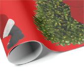 Santa Star’s The Tree Red Wrapping Paper ラッピングペーパー (ロールコーナー)