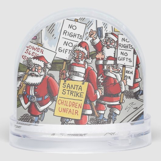 Santa Strike snow globe (裏面)