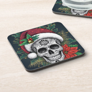Santa Sugar Skull コースター