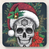 Santa Sugar Skull コースター (正面)