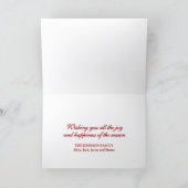 Santa Suit Holiday Card シーズンカード (内部)